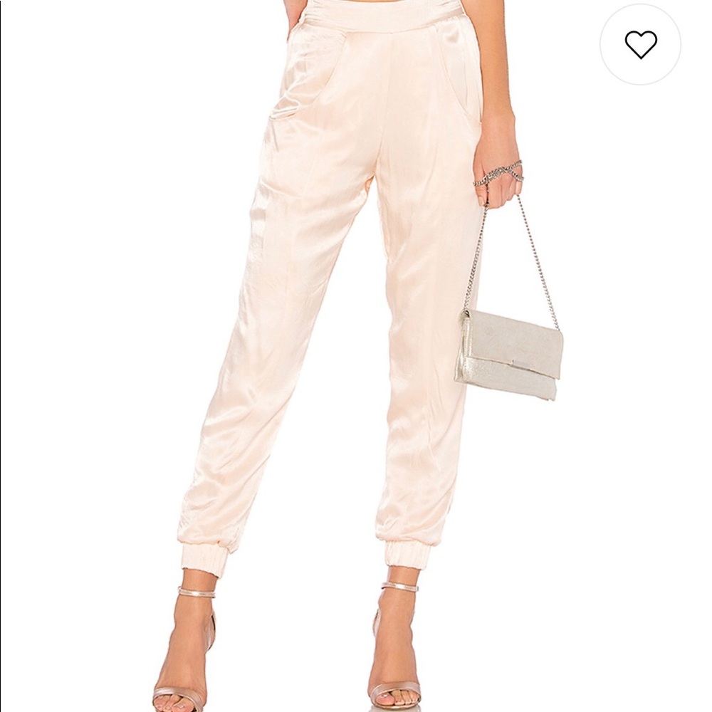NBD Silk Satin Jogger Pants